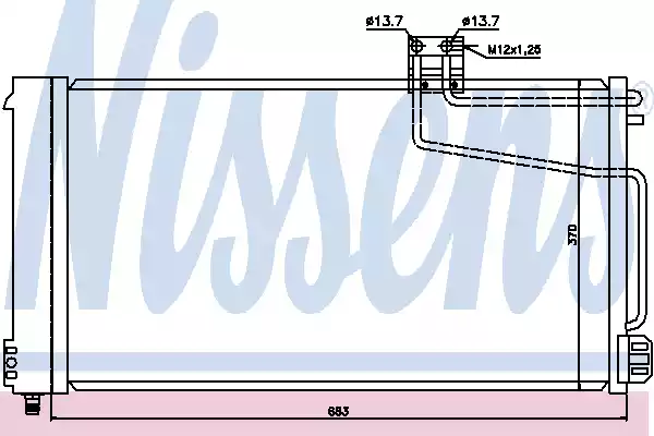 NS94544_=MSA5200=GR905496=BH7401345 [2035000954] !радиатор конд.\ MB W203 all 00>