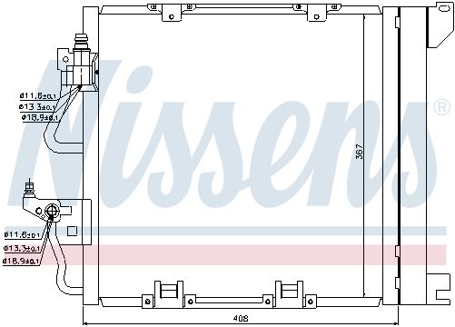 NS94768_=8FC 351 301-751=VL817847=AVA OL5368 [1850099] !радиатор конд.\ Opel Astra 1.7CDTi 04>