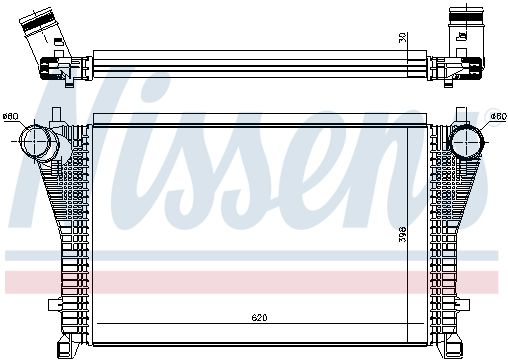 NS96494_интеркулер!\ Audi A3, Seat Leon, VW Golf 1.8/2.0TFSi 12>