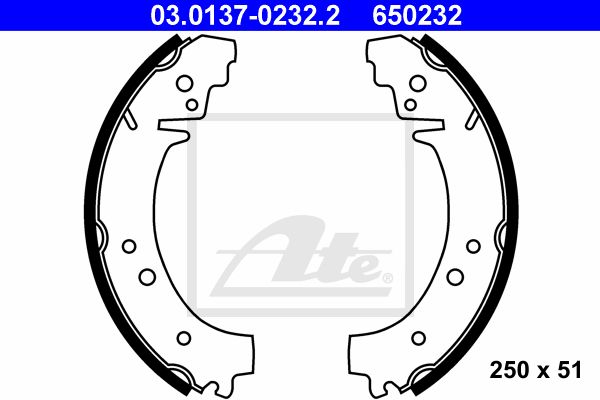 03.0137-0232.2_=276SBS=361278B=FSB59 !колодки барабанные\ Lada 1200/1300 70-87/Niva 76>