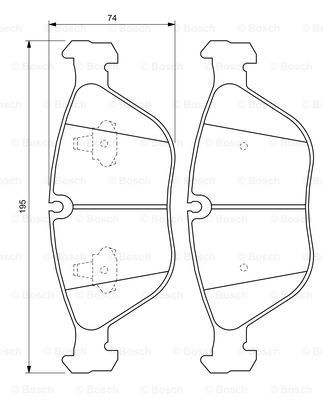 0 986 424 649_=597 00=TAR1001 !колодки дисковые п.\ BMW E38 5.0/4.0D 94>, MB W210 E50/E55 AMG 96-02