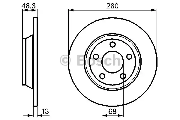 0 986 478 615_диск тормозной передний!\ Audi A4 1.6/1.9TDi 95>