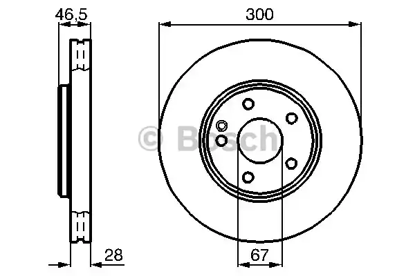 0 986 478 876_диск тормозной передний!\ MB W210 2.3-3.2CDi 95>