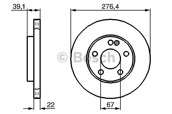 0 986 479 186_диск тормозной передний!\ MB W169/W245 1.5/1.7/2.0/CDi 04>