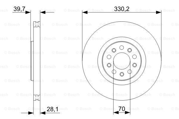 0 986 479 290_диск тормозной передний!\ Alfa romeo 159 2.4JTD 05>