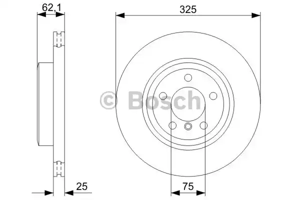 0 986 479 348_диск тормозной передний!\ BMW X3 2.5-3.0D 04>