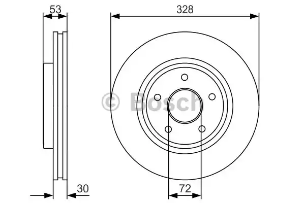 0 986 479 R48_диск тормозной передний !\ Jeep Commander/Gr.Cherokee 3.7/4.7/5.7i/3.0CRD 05>