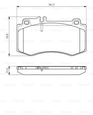 0 986 494 405_колодки дисковые передние!\ MB W212/S212 E500 5.5 09>