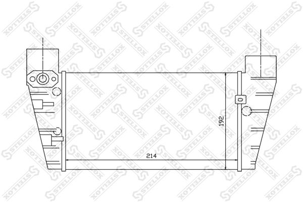 10-40099-SX_интеркулер!\ Audi A4 1.8T 00-04