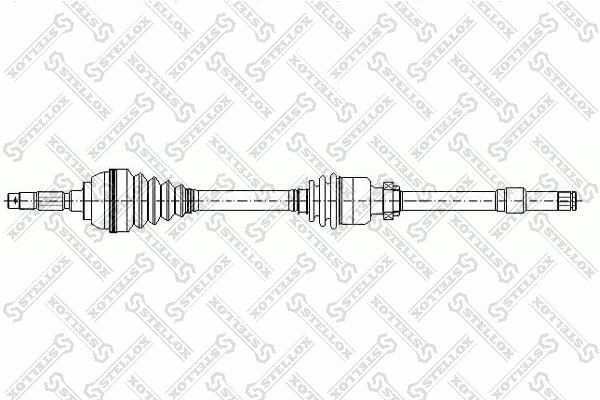 158 1010-SX_привод правый! 880mm, 21660\ Peugeot 306 1.1/1.4 93>