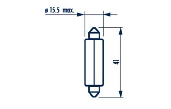 NV17512_лампа! (18W) 12V SV8.5\