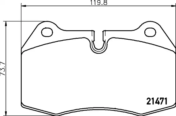 2147102_колодки дисковые !передние\ BMW E38 2.8-3.5/2.5TDs 95-01/E31 4.0-5.6 94-99