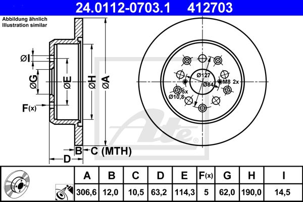 24.0112-0703.1_диск тормозной задний!\Lexus GS/IS 300 97>