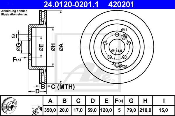 24.0120-0201.1_диск тормозной задний!\ Land Rover Discovery III 4.4 04>