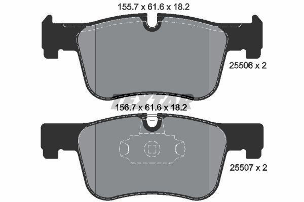 2550601_колодки дисковые !передние\ BMW 1 F20 1.6i/1.8i/2.0D 11>