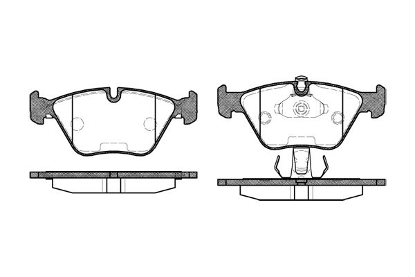 270 25_=FDB1073=571880B !колодки дисковые п.\ BMW E39 2.0i-2.8i/2.5TDi 96>/3.5i/3.0D 98-00