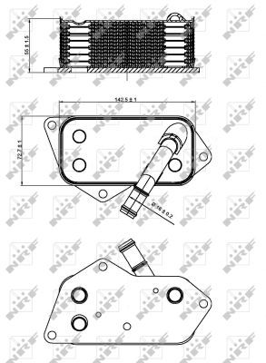 31277_радиатор масляный!\ BMW E81/E87/E90/E60/E84/E83/E70/F20/F30/F10