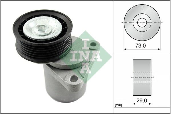 534 0128 20_ролик натяжной!\ Ford Mondeo 1.8/2.0 16V 01>, Mazda 6 1.8/2.0/2.3 02>