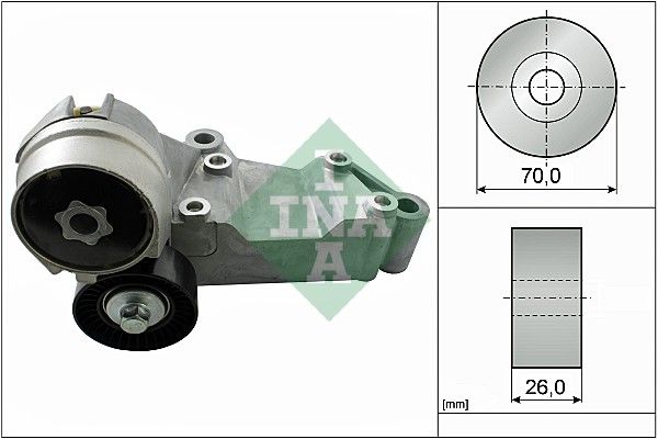 534 0146 10_ролик натяжной ремня НО!\ Ford Focus/Tourneo/Transit 1.8TDCi 01>