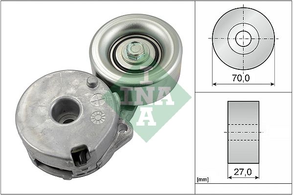 534 0442 10_ролик натяжной ремня НО!\ Nissan X-Trail/Qashqai, Renault Laguna/Scenic 2.0i 07>