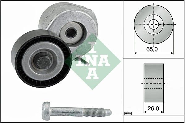 534 0607 10_ролик натяжной с механизмом натяжения!\ Opel Astra/Corsa, Fiat Grande Punto 1.3CDTi 03>