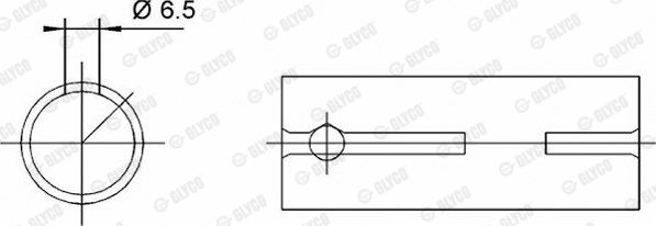 F55-3567 SEMI_вкладыши шатунные PL-B! STD (1)\ Audi 80/100/A4/A6, Skoda, VW Passat/Golf 1.6-2.5 80>