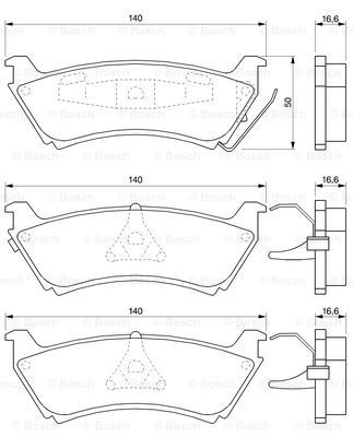 0 986 424 648_=698 01=FDB1401=223343 !колодки дисковые з.\ MB W163 2.3/3.2/2.7CDi 98-99