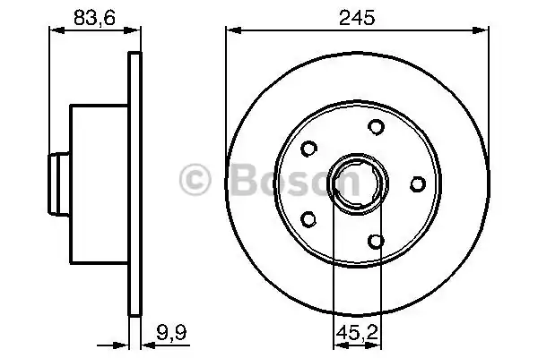 0 986 478 759_диск тормозной задний!\ Audi A4 1.6-2.8 96>