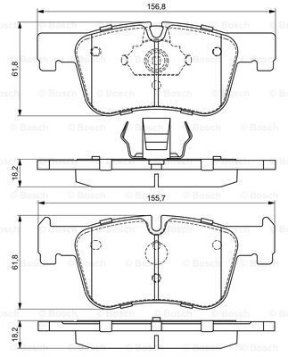 0 986 494 689_колодки дисковые передние!\ BMW F20/F21/F30/F31 10>