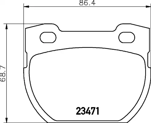 2347103_колодки дисковые з.!\ Land Rover Defender 3.9i/2.5TD 98>