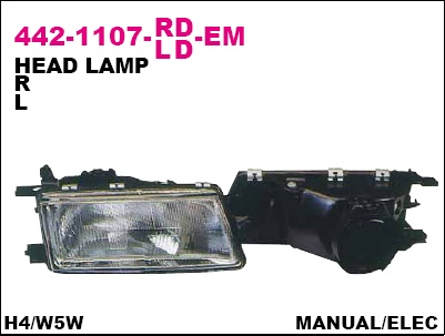 442-1107L-LD-EM_фара левая!\ Opel Vectra 93-96