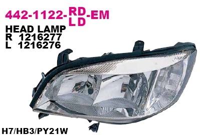 442-1122R-LD-EM_фара правая! электр.\ Opel Zafira 99>