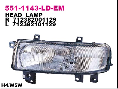 551-1143L-LD-EM_фара левая! электр.\ Opel Movano,Renault Master all 98-02