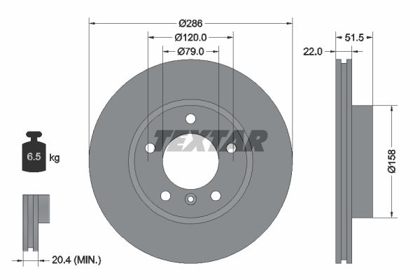 92055605_диск тормозной передний!\ BMW E36/E46 1.8-2.5D M42-M52 91>