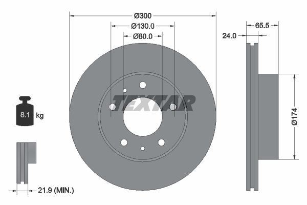 92116703_диск тормозной передний!\ Peugeot Boxer, Fiat Ducato 1.9-3.0D 94>