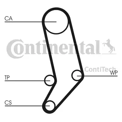 CT939K3_ремкомплект ГРМ!\ VW T4 2.5TDi 98-03