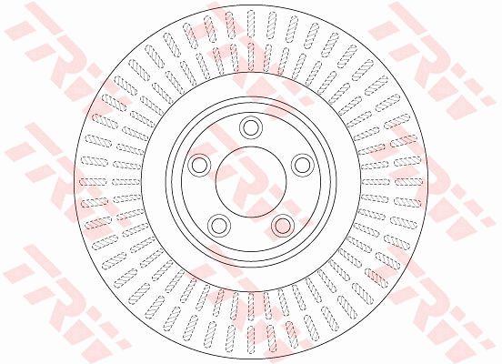 DF6146S_диск тормозной передний !\ Jaguar XF/XJ/XK/S-Type 4.2/5.0/3.0D 09>