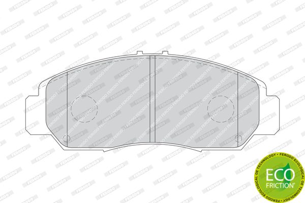 FDB1669_колодки дисковые передн.!\ Honda Jazz 1.2i/1.4/Stream 1.7i/2.0i 01>