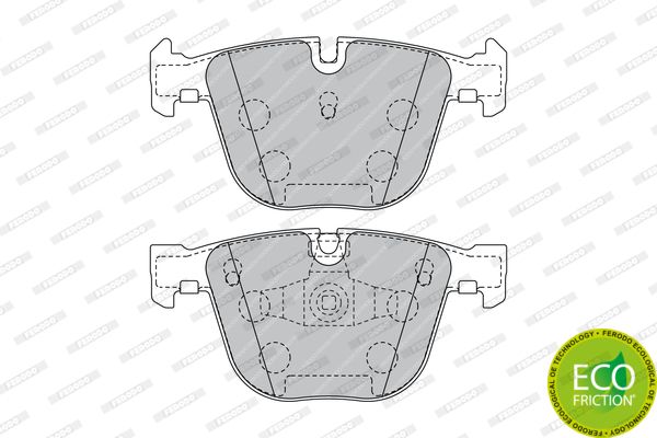 FDB4286_!колодки дисковые з.\ BMW F07GT/F01/F02/F03/F04 3.5i-4.0D 08>