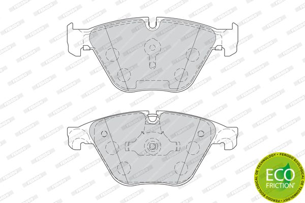 FDB4382_!колодки дисковые п.\ BMW F07GT/F10/F11 2.8i/2.5d/3.0d 10>