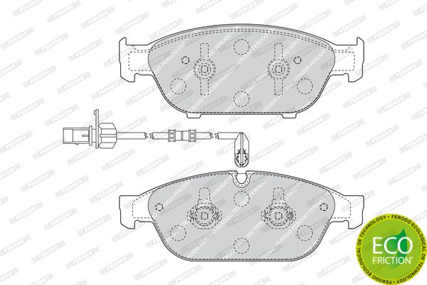 FDB4397_колодки дисковые передние!\ Audi A6/A7/A8 2.8FSi/4.2FSi/3.0TDi 09>