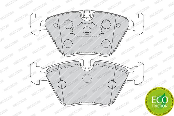 FDB4752_колодки дисковые передн.!\ BMW E39 2.0i-3.5i/2.5TDi/3.0D 95>