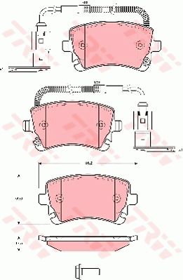 GDB1508_=897 02 !колодки дисковые з.\ VW Phaeton 6.0/5.0TDi, Audi A6 4.2 02>