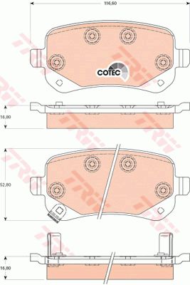 GDB4176_=1095 02 [68029887AA] !колодки дисковые задн.\ Chrysler Gr. Voyager 3.3/3.8/2.8CRD 07>