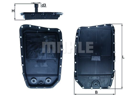 HX152_фильтр АКПП!\ BMW X3/X5 (E83/E70)