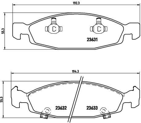 P37005_=GDB4120=736 02!колодки дисковые п.\ Jeep Grand Cherokee 4.0/4.7/2.7CRTi/3.0TD 99-02