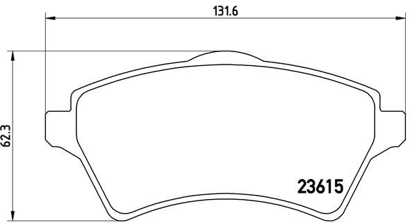 P44011_=822 00=FDB1473=224023 !колодки дисковые п.\ Land Rover Freelander 1.8i/2.5i/2.0TD4 00>