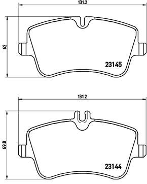 P50045_=768 00=FDB1429=571986B !колодки дисковые п.\ MB W203 1.8/2.0/2.0CDi/2.2CDi 00>