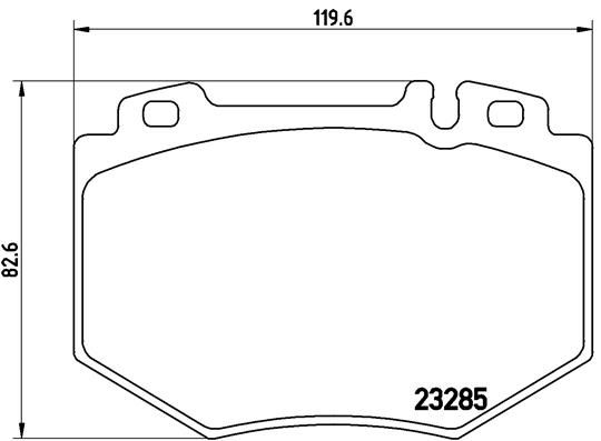 P50048_=1065 00 !колодки дисковые п.\ MB W220 3.5/4.3/5.0/4.0CDi 02>