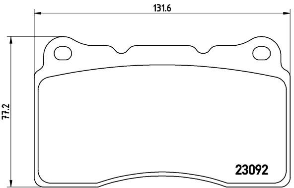 P54040_=666 10 !колодки дисковые п.\ Mitsubishi Lancer 2.0 16V/Volvo S60/V70 2.5 T 03>